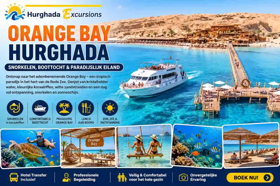Orange Bay Hurghada | Snorkelen, Boottocht & Paradijselijk Eiland