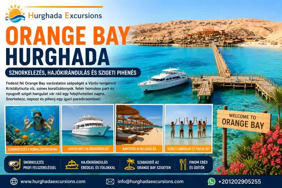 Orange Bay Hurghada | Sznorkelezés, hajókirándulás és szigeti pihenés