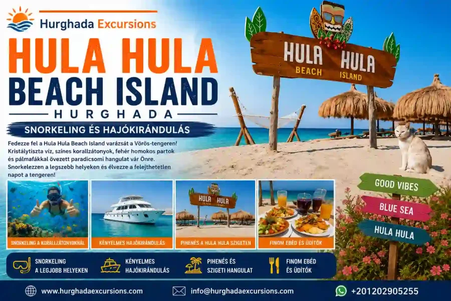 Hula Hula Beach Island Hurghada | Snorkeling és hajókirándulás