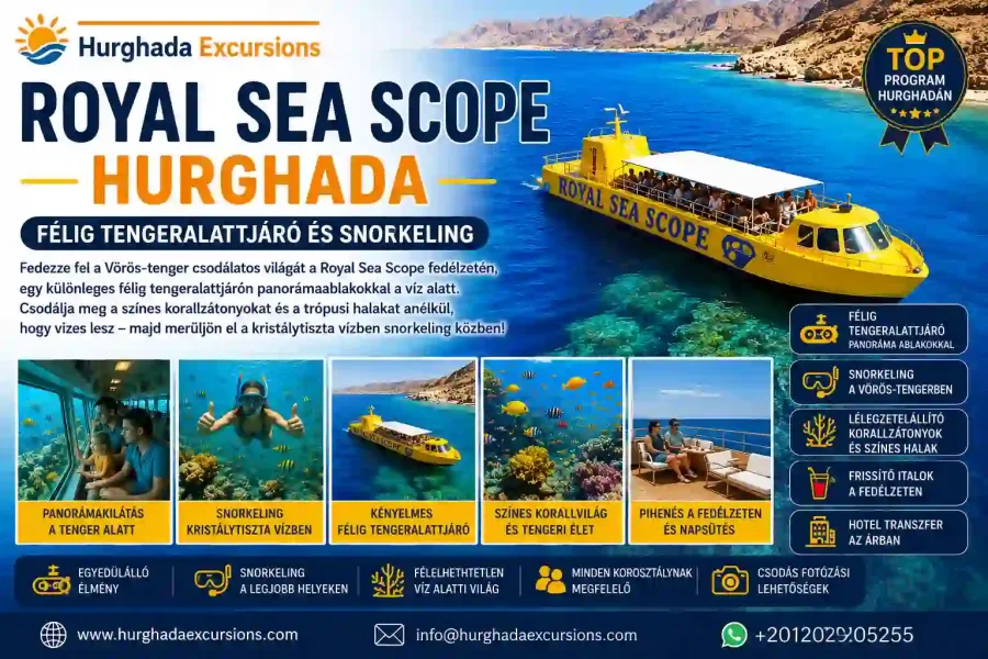 Royal Sea Scope Hurghada | Félig tengeralattjáró és snorkeling