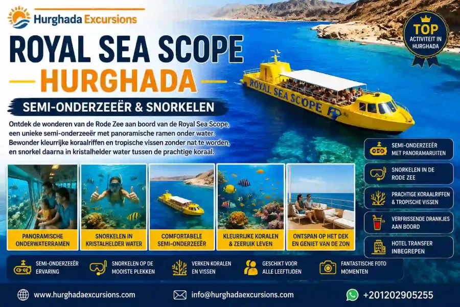 Royal Sea Scope Hurghada | Semi-Onderzeeër & Snorkelen