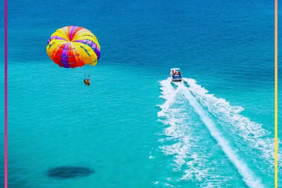Parasailing Hurghadában