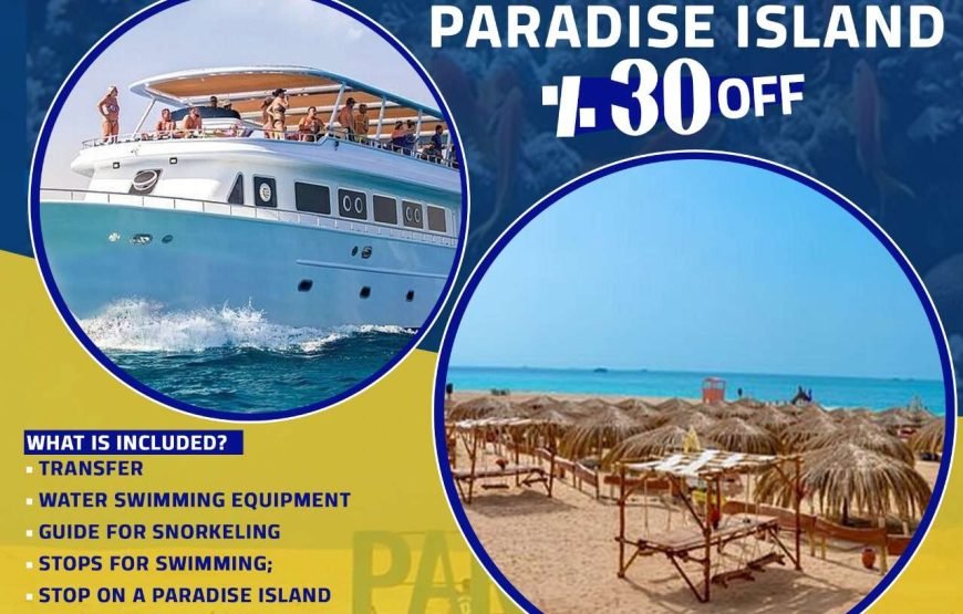 Super Paradise Island Egypt Hula Hula 2026 | Best Snorkeling Trip from Hurghada