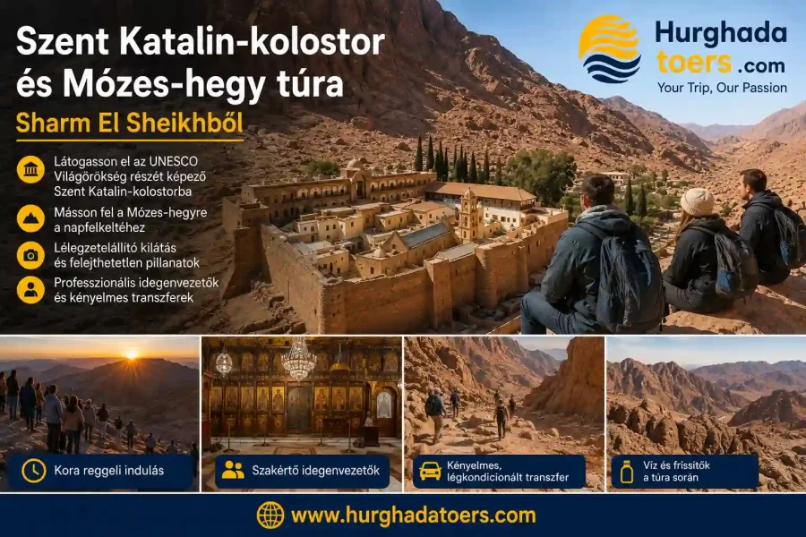 Éjszakai Szent Katalin-kolostor és Mózes-hegy túra Sharm El Sheikhből