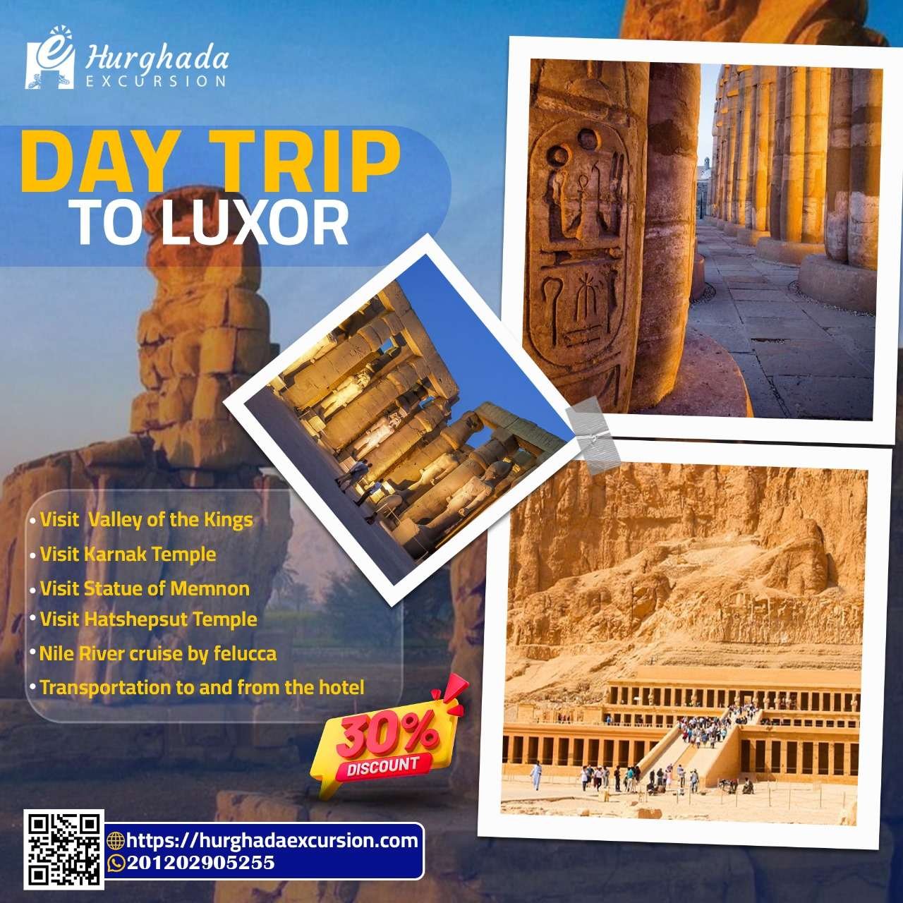 Hurghada Tours to Luxor 