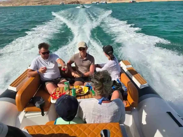 Private speedboat trip from Makadi Bay