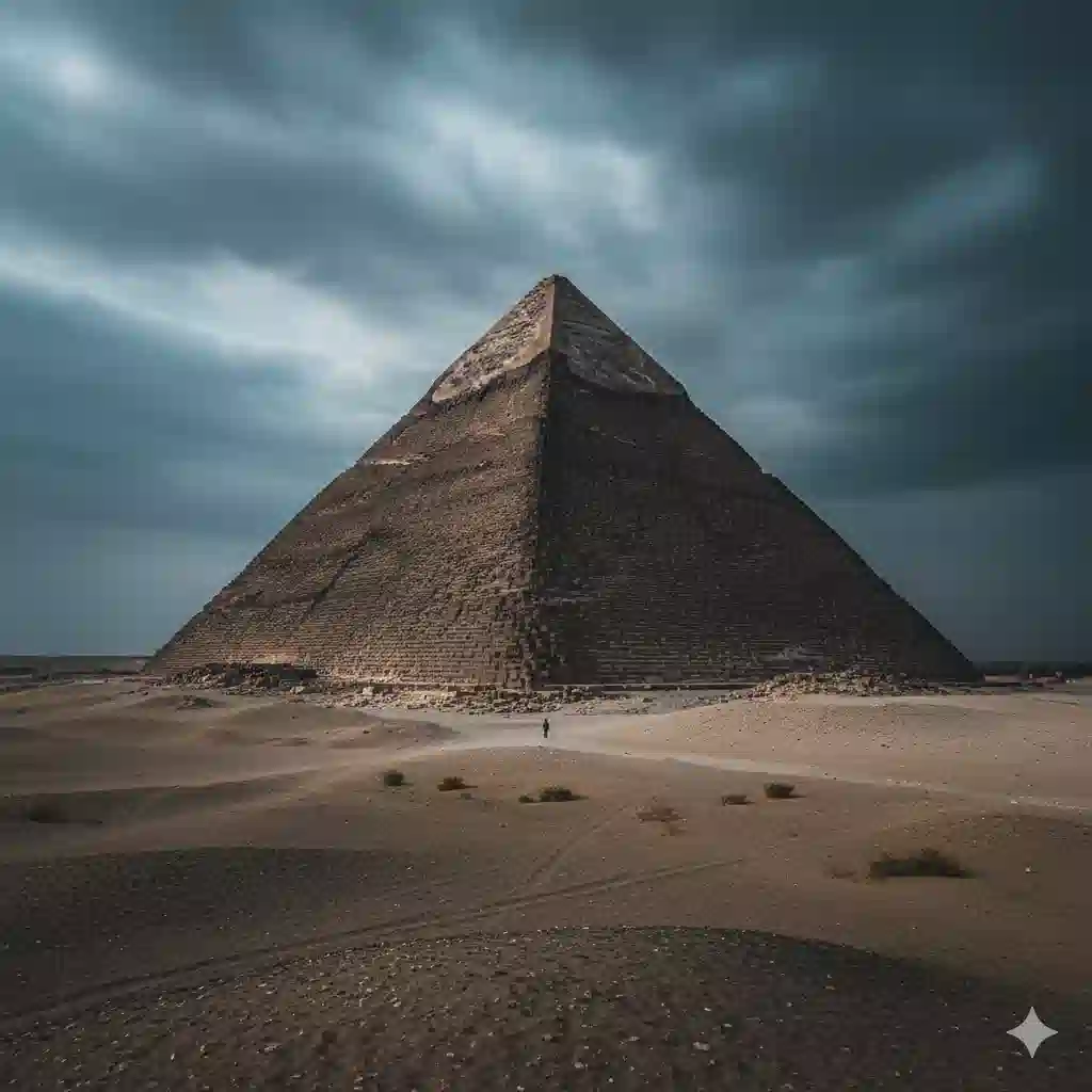 The Black Pyramid in Dahshur