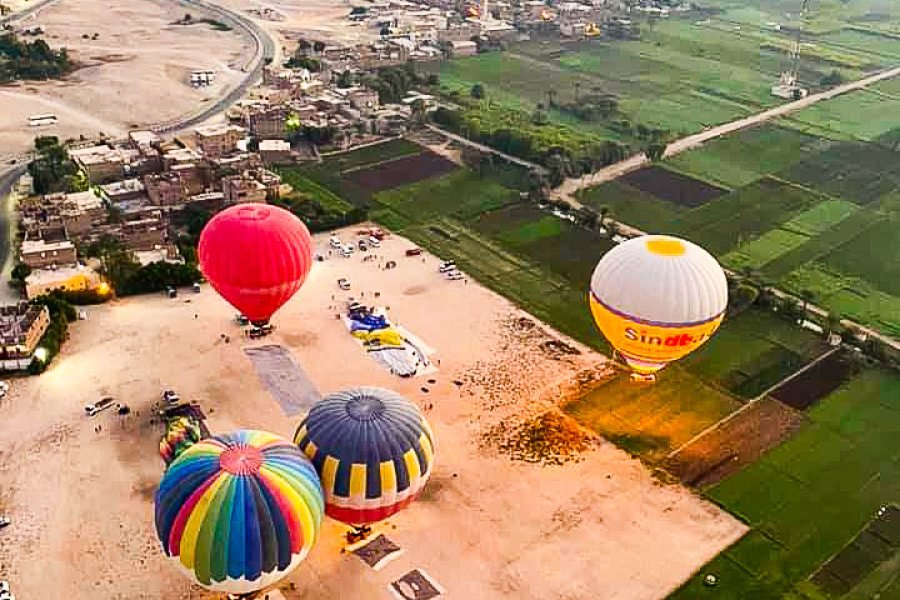 Hot Air Ballooning at Sunrise
