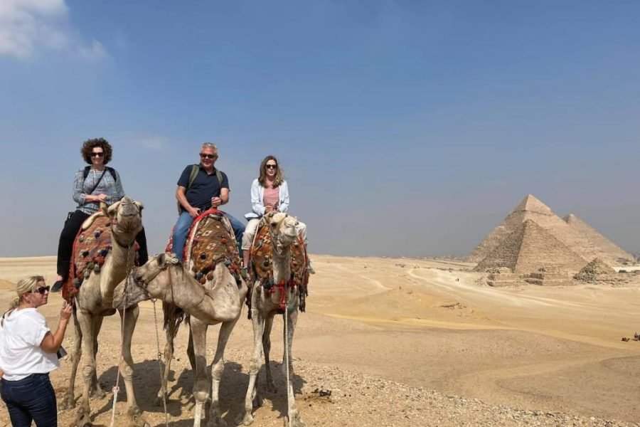 Giza Pyramids Tour from Taba by Flight | Camel Ride & Lunch