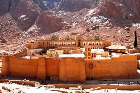 St. Catherine Monastery from Taba