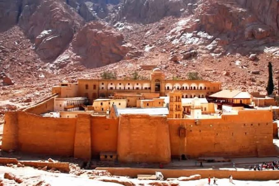 St. Catherine Monastery from Taba