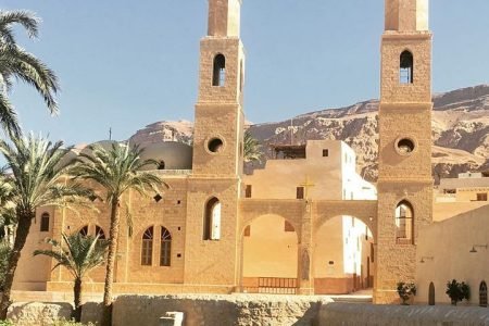 Coptic monasteries St. Anthony and St. Paul from Cairo