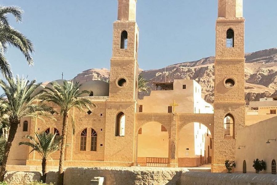 Coptic monasteries St. Anthony and St. Paul from Cairo